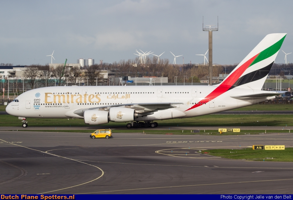 A6-EDX Airbus A380-800 Emirates by Jelle van den Belt