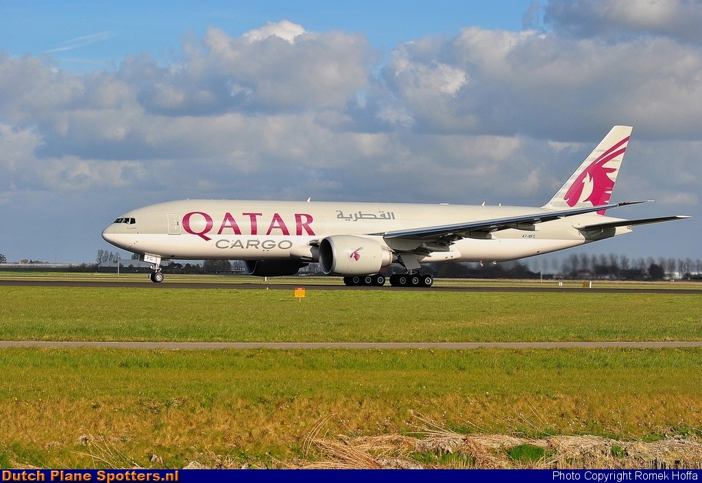 A7-BFC Boeing 777-F Qatar Airways Cargo by Romek Hoffa