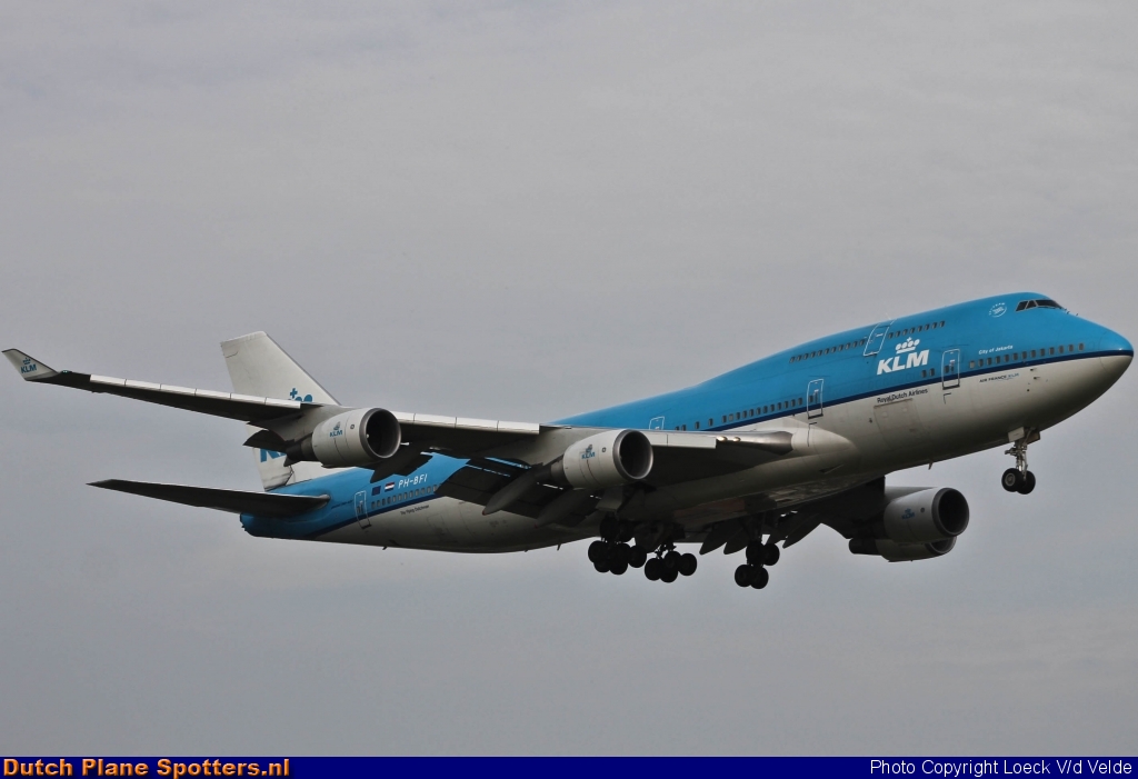 PH-BFI Boeing 747-400 KLM Royal Dutch Airlines by Loeck V/d Velde