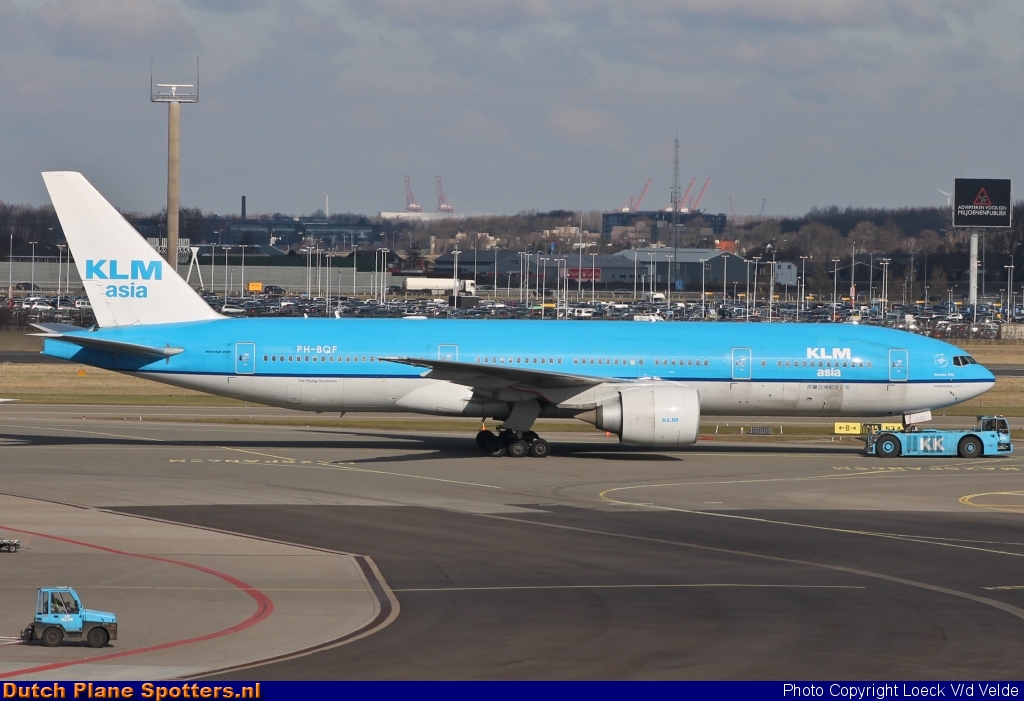 PH-BQF Boeing 777-200 KLM Asia by Loeck V/d Velde
