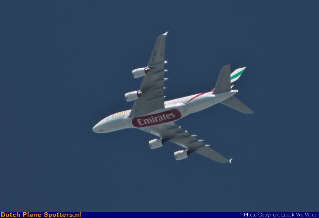A6-EDF Airbus A380-800 Emirates by Loeck V/d Velde