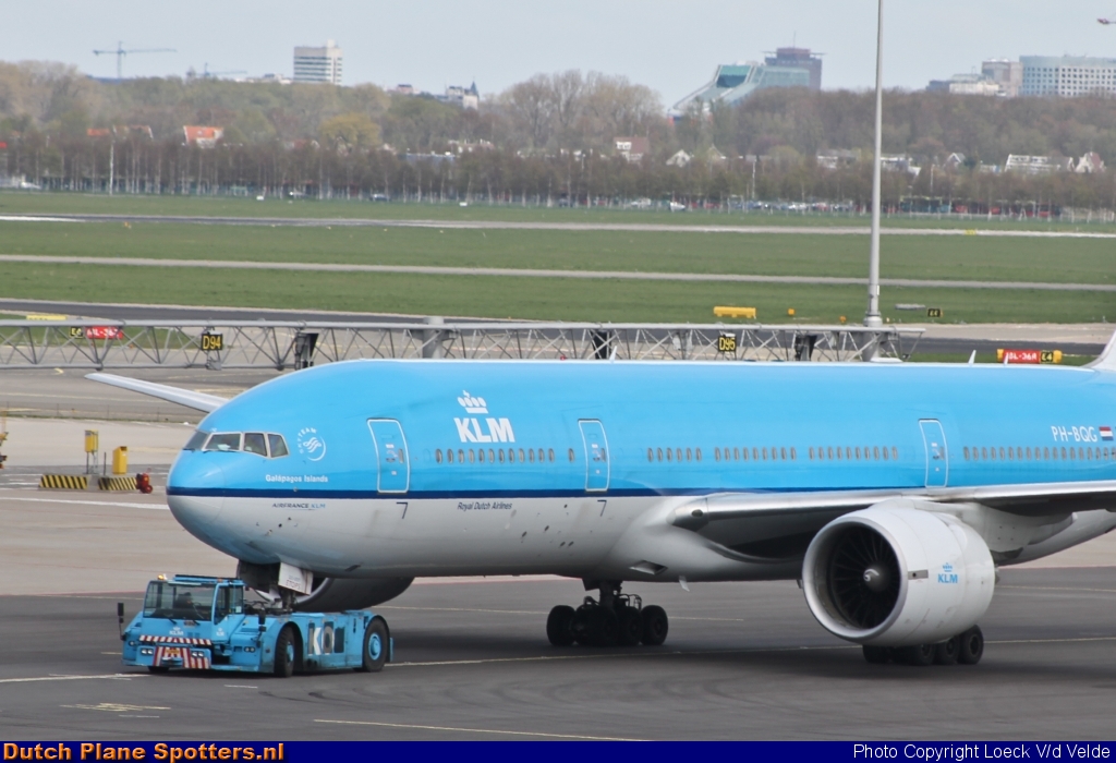 PH-BQC Boeing 777-200 KLM Royal Dutch Airlines by Loeck V/d Velde