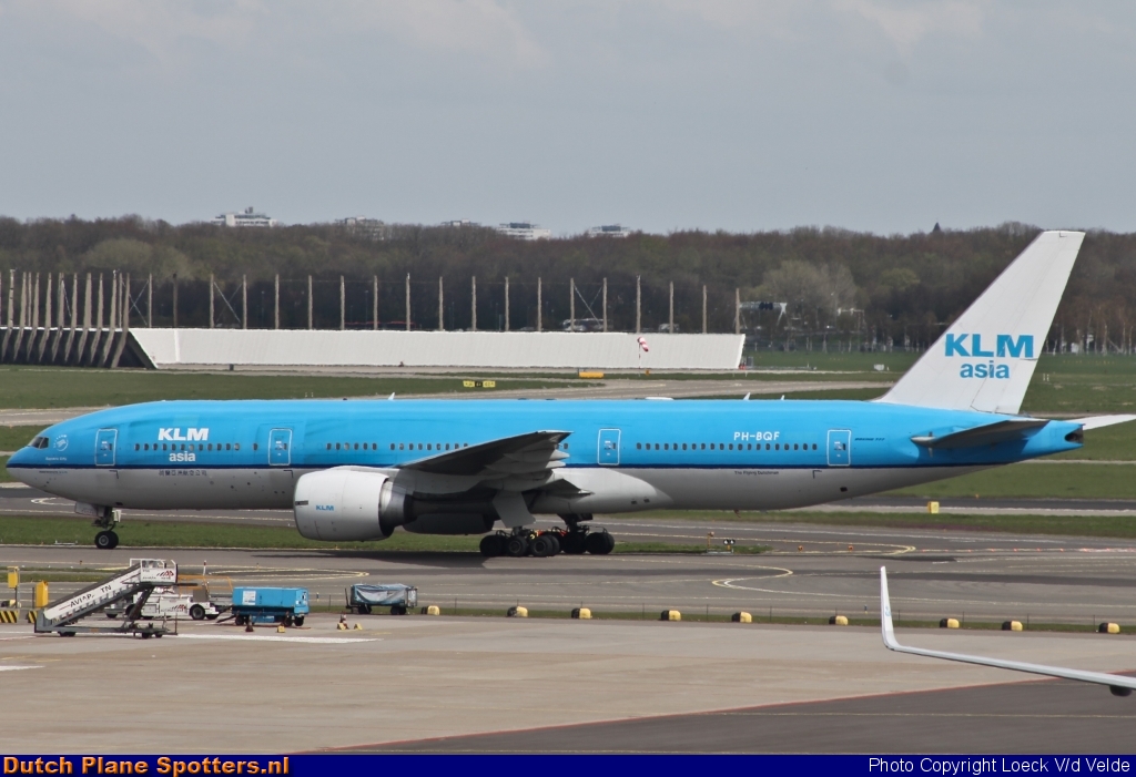 PH-BQF Boeing 777-200 KLM Asia by Loeck V/d Velde