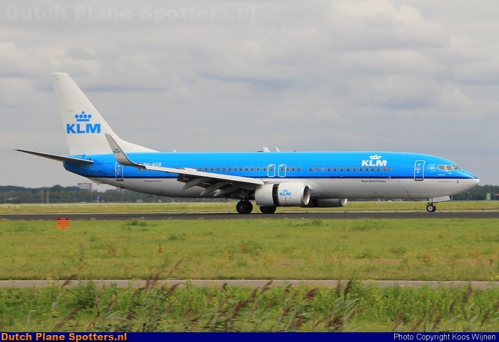 PH-BGB Boeing 737-800 KLM Royal Dutch Airlines by Koos Wijnen
