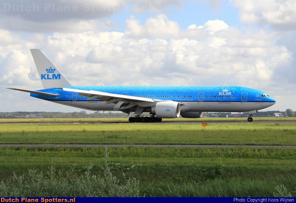 PH-BQP Boeing 777-200 KLM Royal Dutch Airlines by Koos Wijnen