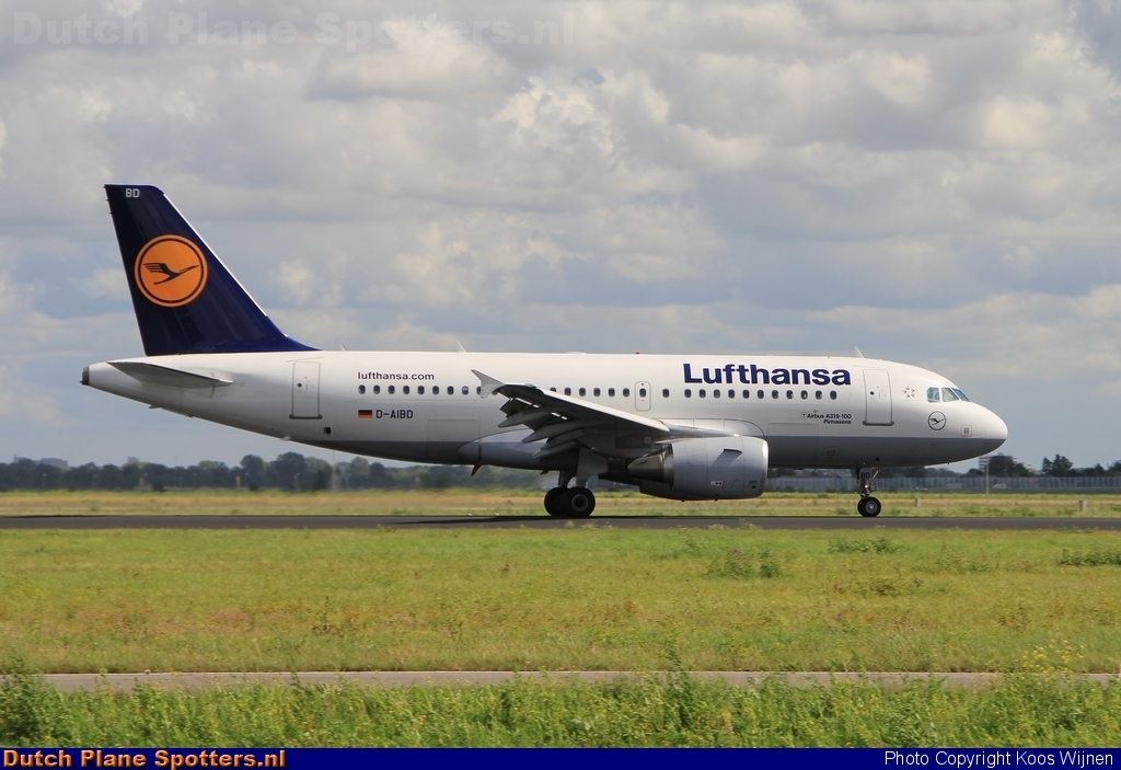 D-AIBD Airbus A319 Lufthansa by Koos Wijnen