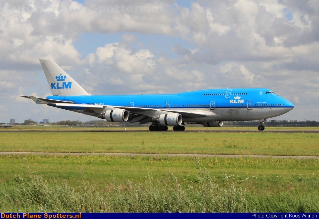 PH-BFK Boeing 747-400 KLM Royal Dutch Airlines by Koos Wijnen