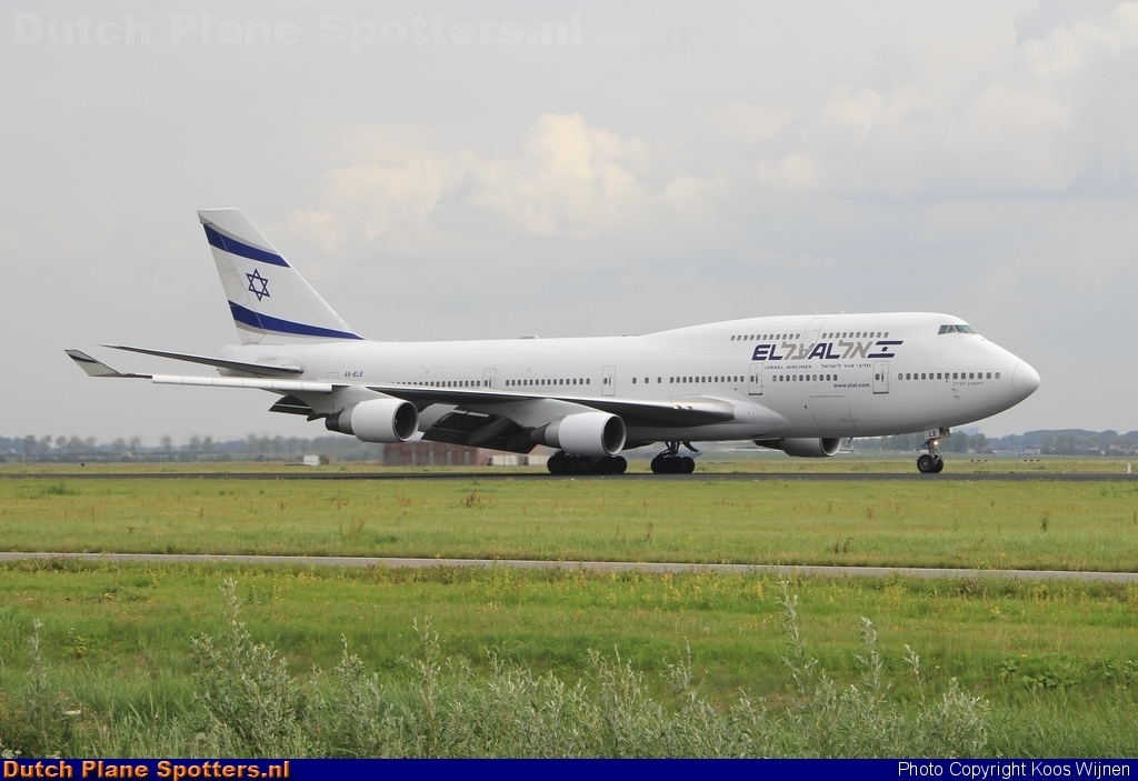 4X-ELE Boeing 747-400 El Al Israel Airlines by Koos Wijnen