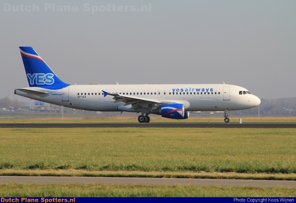 SP-IAA Airbus A320 YesAirways by Koos Wijnen