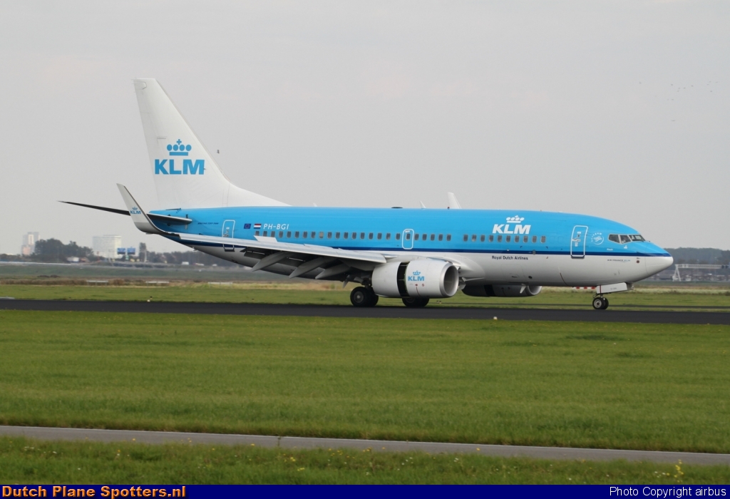 PH-BGI Boeing 737-700 KLM Royal Dutch Airlines by airbus