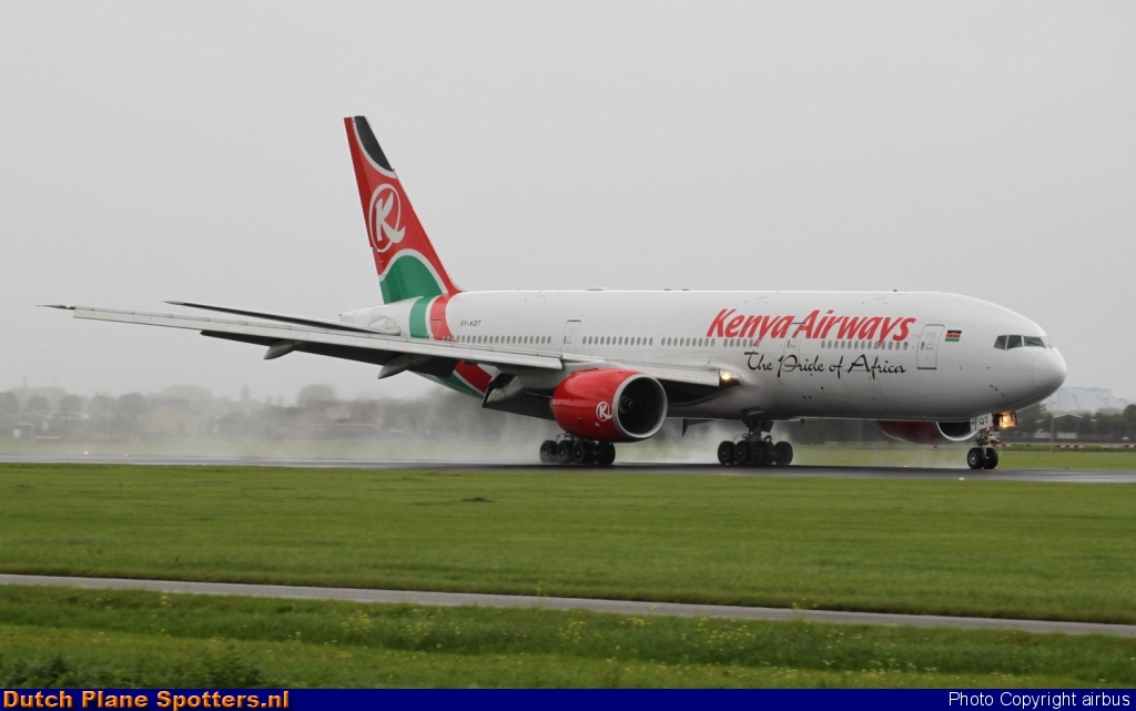 5Y-KQT Boeing 777-200 Kenya Airways by airbus