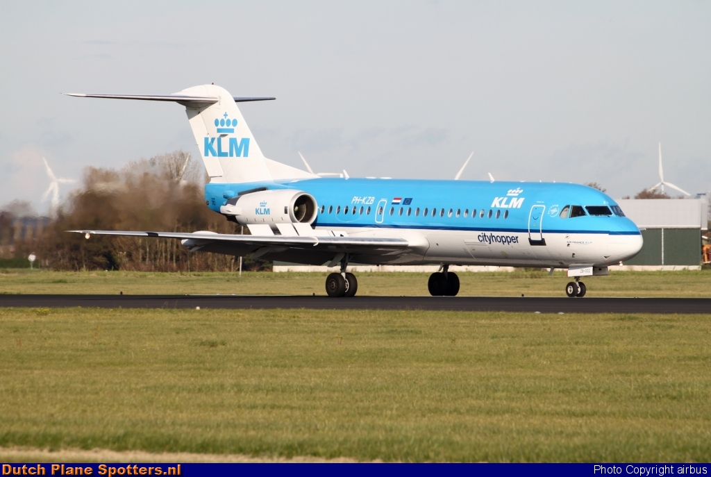 PH-KZB Fokker 70 KLM Cityhopper by airbus