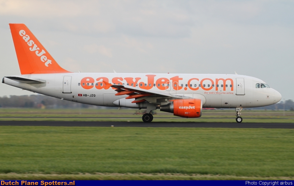 HB-JZQ Airbus A319 easyJet Switzerland by airbus