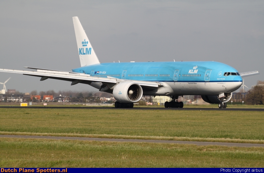 PH-BQA Boeing 777-200 KLM Royal Dutch Airlines by airbus