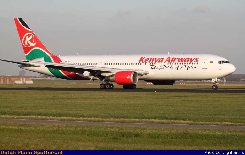 5Y-KQX Boeing 767-300 Kenya Airways by airbus