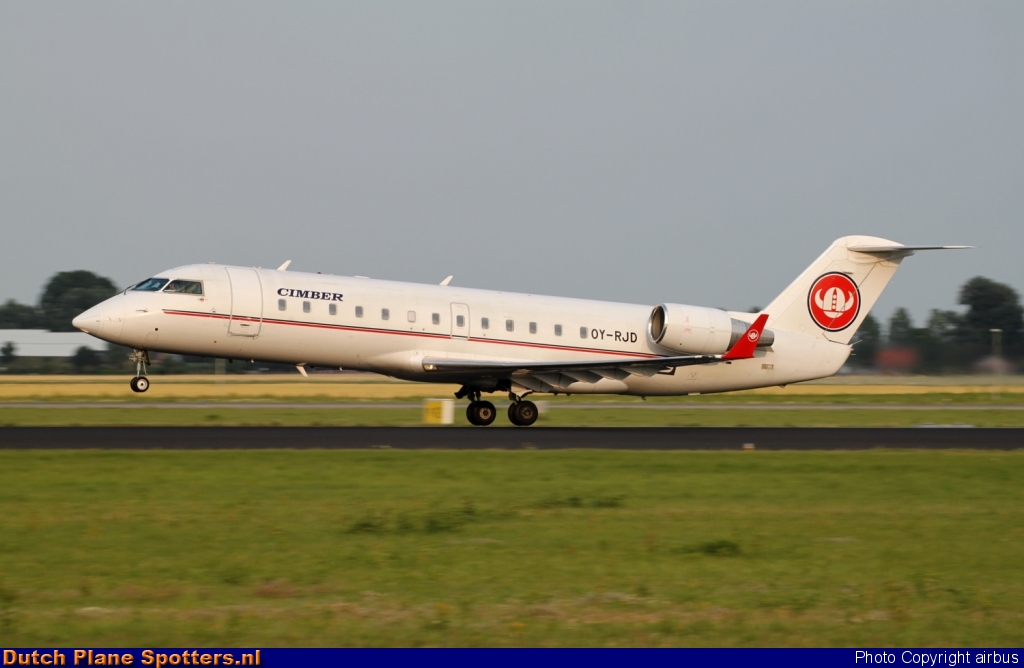 OY-RJD Bombardier Canadair CRJ100 Cimber Air by airbus