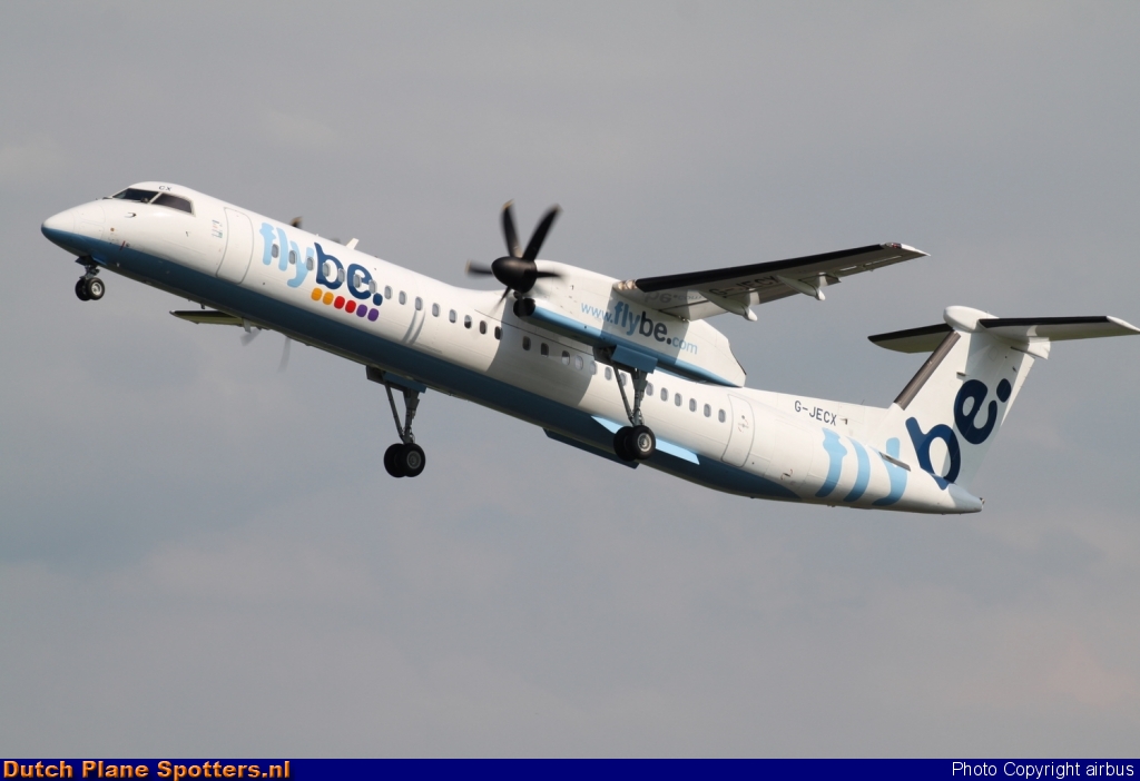 G-JECX Bombardier Dash 8-Q400 Flybe by airbus