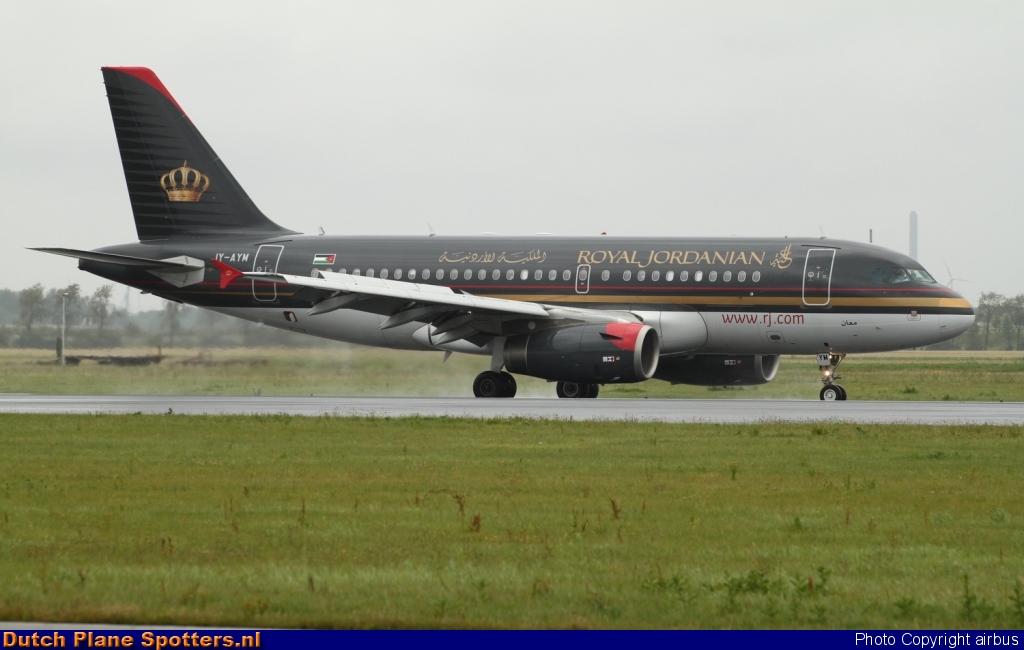 JY-AYM Airbus A319 Royal Jordanian Airlines by airbus