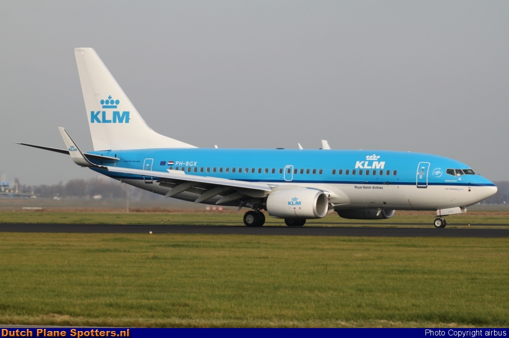 PH-BGX Boeing 737-700 KLM Royal Dutch Airlines by airbus