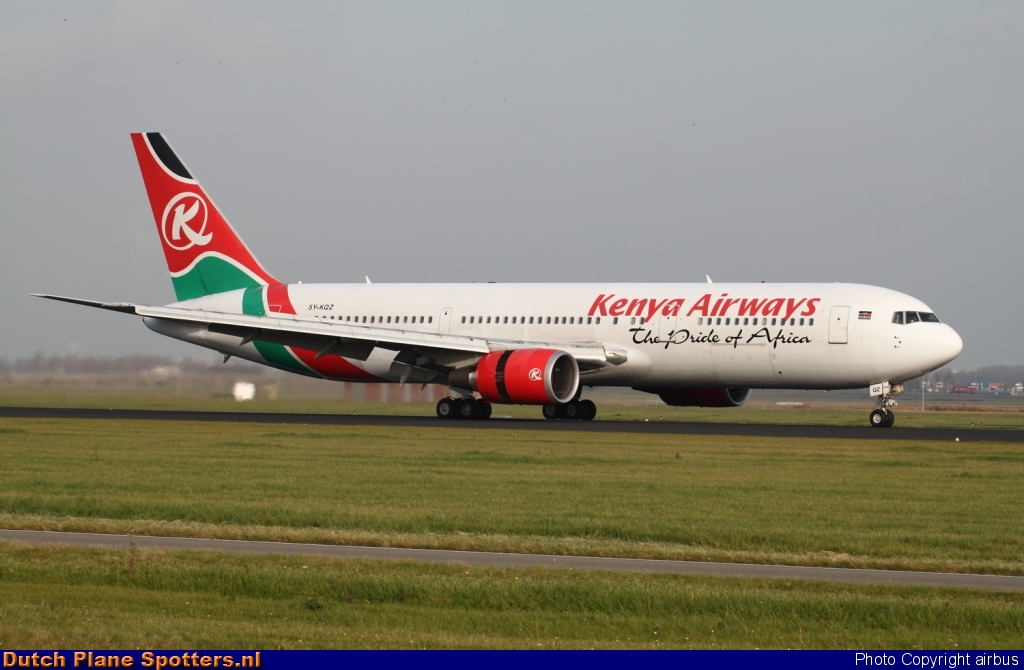 5Y-KQZ Boeing 767-300 Kenya Airways by airbus
