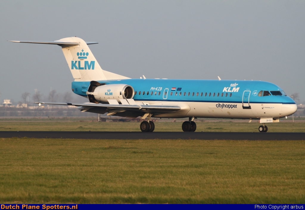 PH-KZB Fokker 70 KLM Cityhopper by airbus