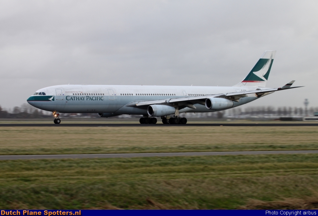 B-HXA Airbus A340-300 Cathay Pacific by airbus