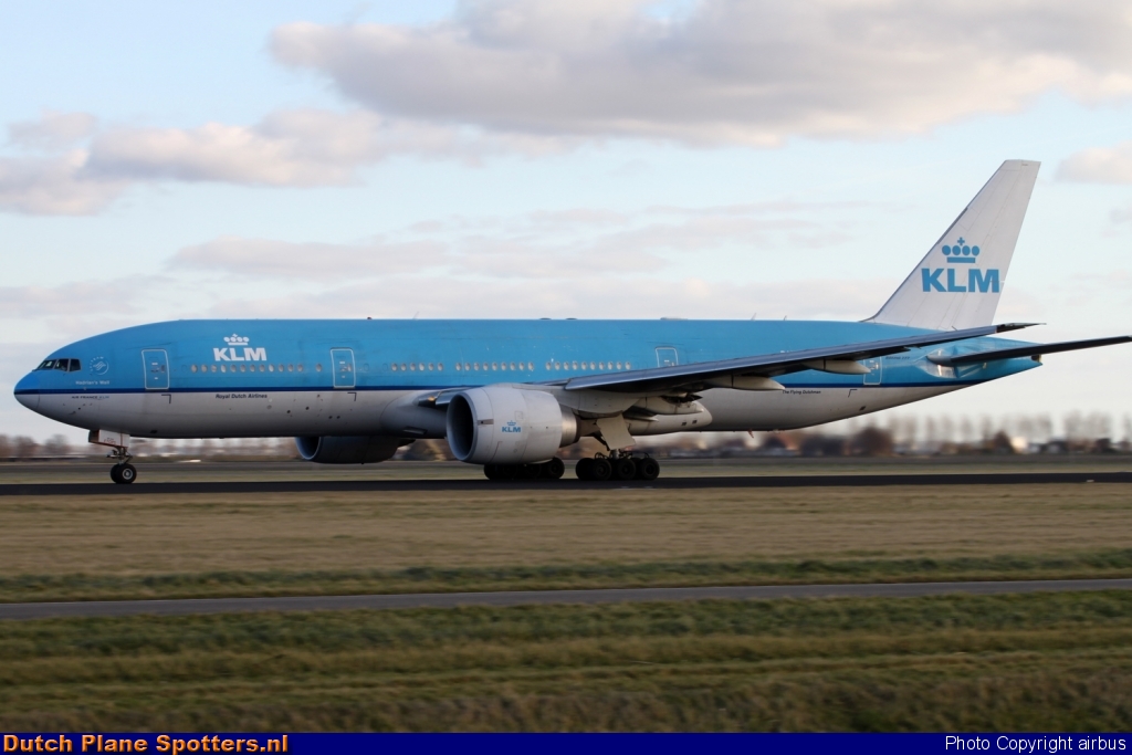 PH-BQH Boeing 777-200 KLM Royal Dutch Airlines by airbus