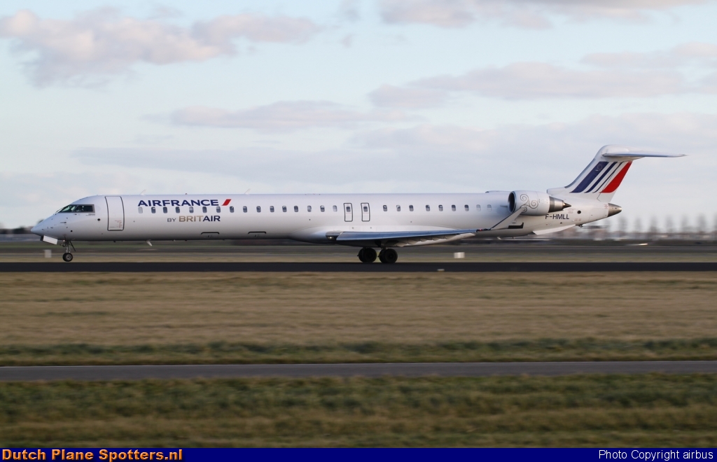 F-HMLL Bombardier Canadair CRJ1000 Brit Air (Air France) by airbus