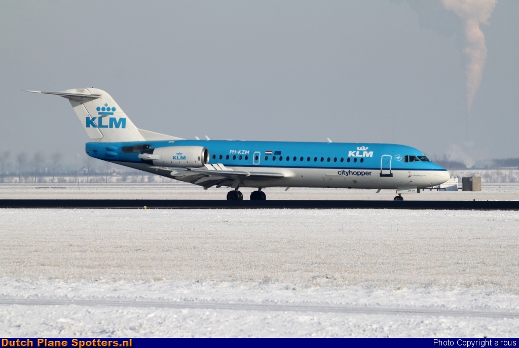 PH-KZM Fokker 70 KLM Cityhopper by airbus