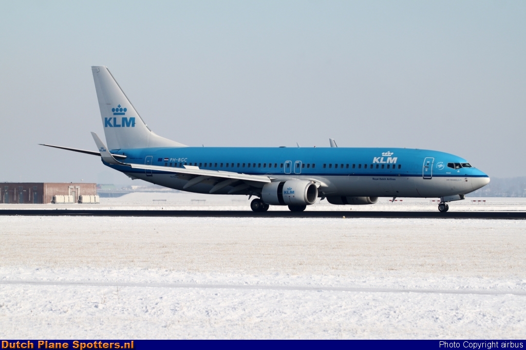 PH-BGC Boeing 737-800 KLM Royal Dutch Airlines by airbus