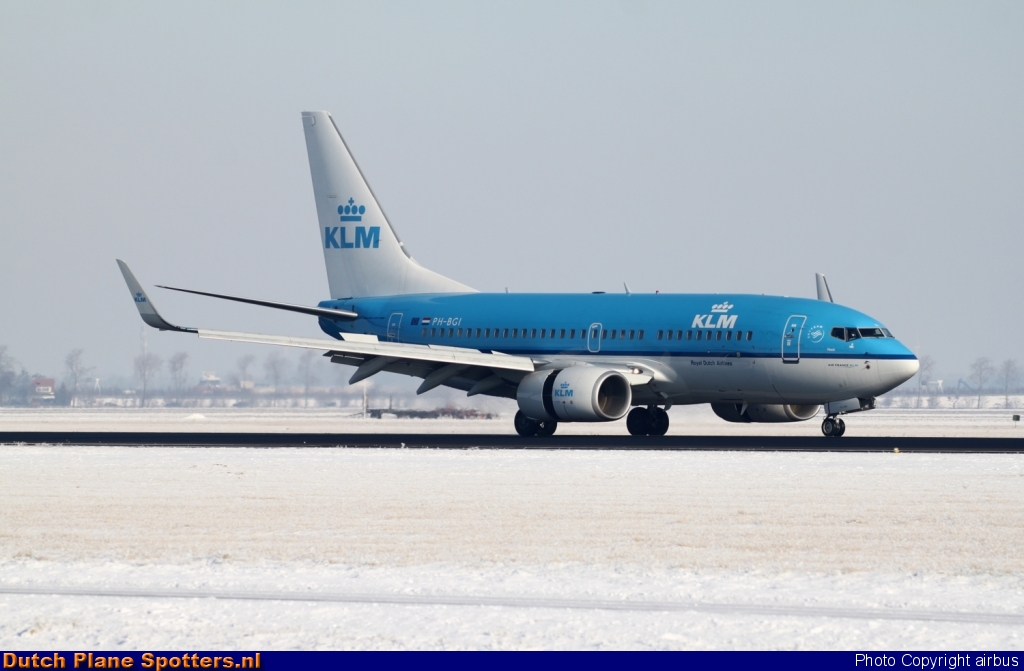 PH-BGI Boeing 737-700 KLM Royal Dutch Airlines by airbus