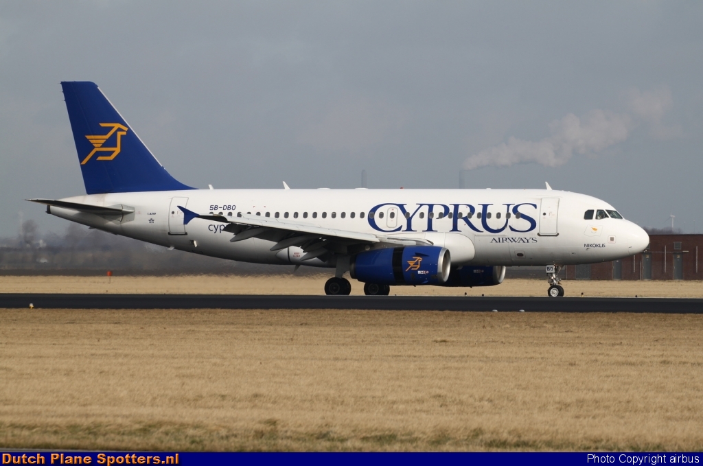 5B-DBO Airbus A319 Cyprus Airways by airbus