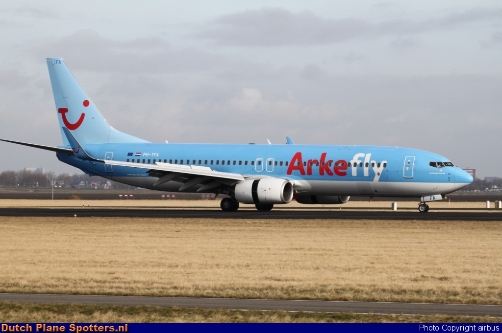 PH-TFA Boeing 737-800 ArkeFly by airbus