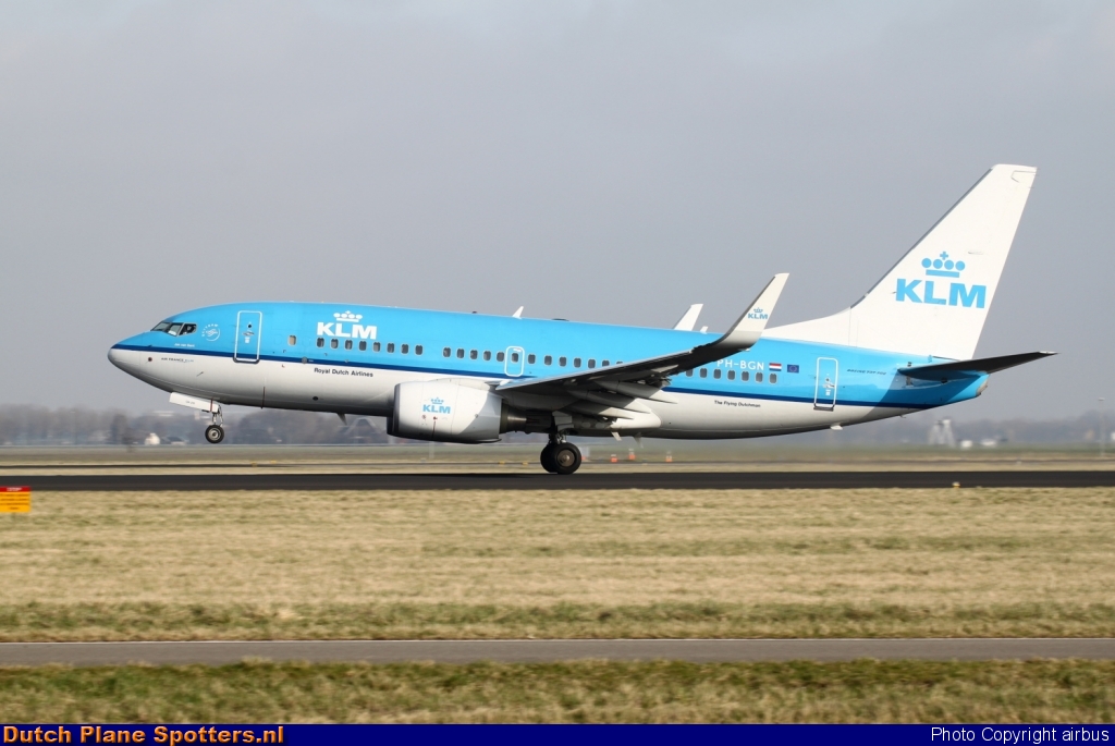 PH-BGN Boeing 737-700 KLM Royal Dutch Airlines by airbus