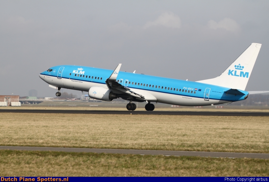 PH-BXU Boeing 737-800 KLM Royal Dutch Airlines by airbus