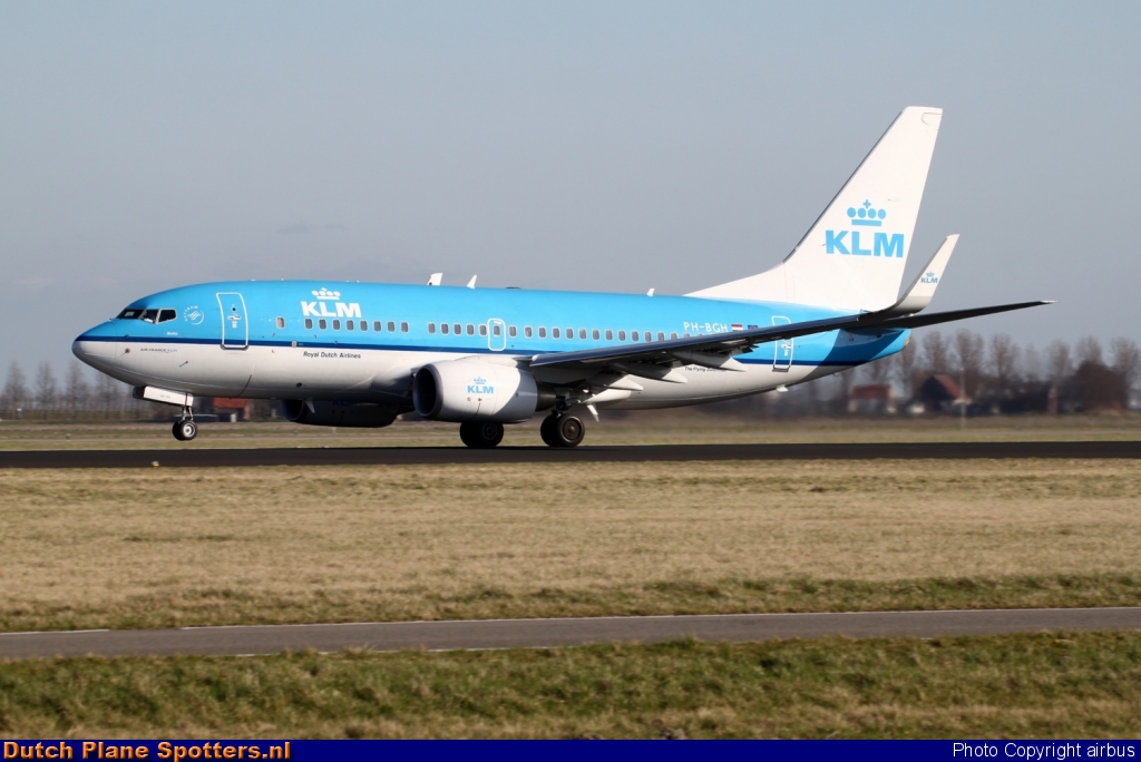 PH-BGH Boeing 737-700 KLM Royal Dutch Airlines by airbus