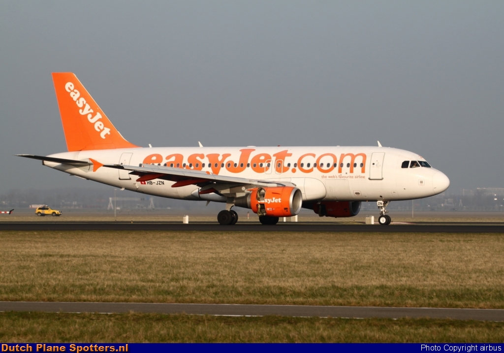 HB-JZN Airbus A319 easyJet Switzerland by airbus