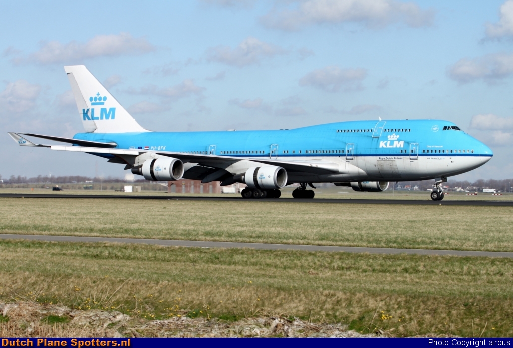 PH-BFK Boeing 747-400 KLM Royal Dutch Airlines by airbus