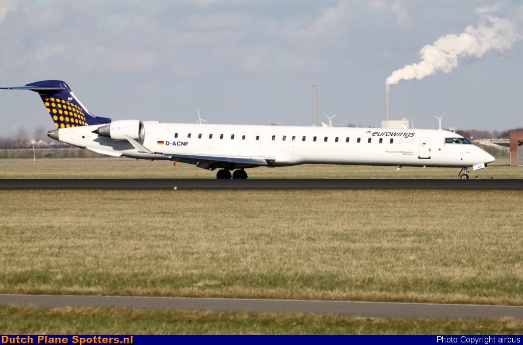 D-ACNF Bombardier Canadair CRJ900 Eurowings by airbus