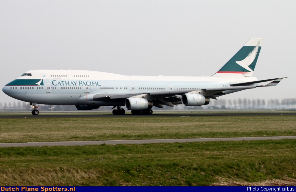 B-HUA Boeing 747-400 Cathay Pacific by airbus