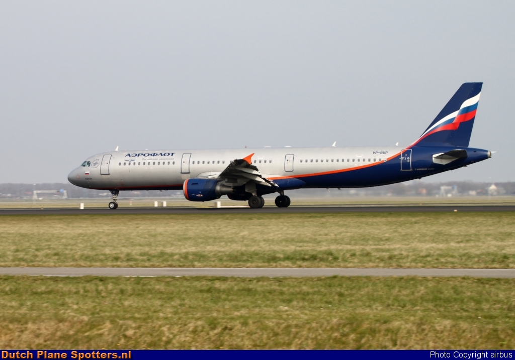 VP-BUP Airbus A321 Aeroflot - Russian Airlines by airbus