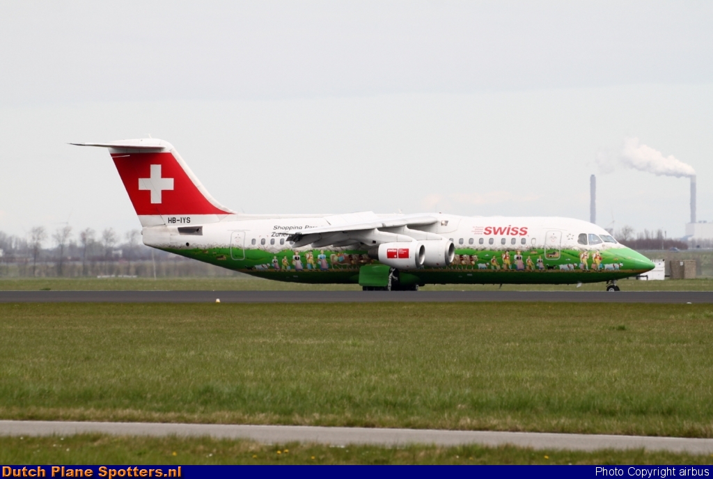 HB-IYS BAe 146 Swiss International Air Lines by airbus