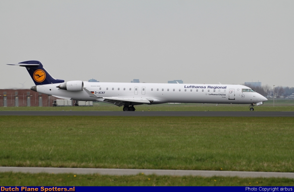 D-ACKF Bombardier Canadair CRJ900 CityLine (Lufthansa Regional) by airbus