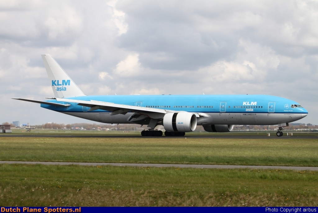 PH-BQM Boeing 777-200 KLM Asia by airbus