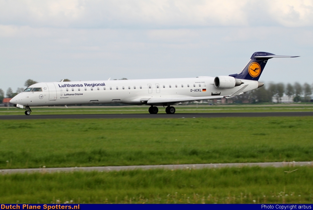 D-ACKL Bombardier Canadair CRJ900 CityLine (Lufthansa Regional) by airbus