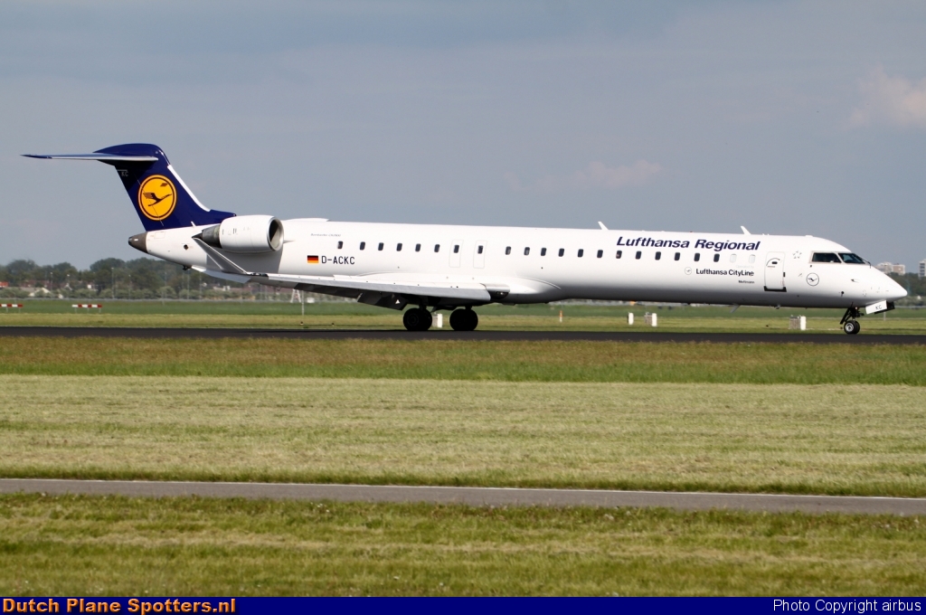 D-ACKC Bombardier Canadair CRJ900 CityLine (Lufthansa Regional) by airbus