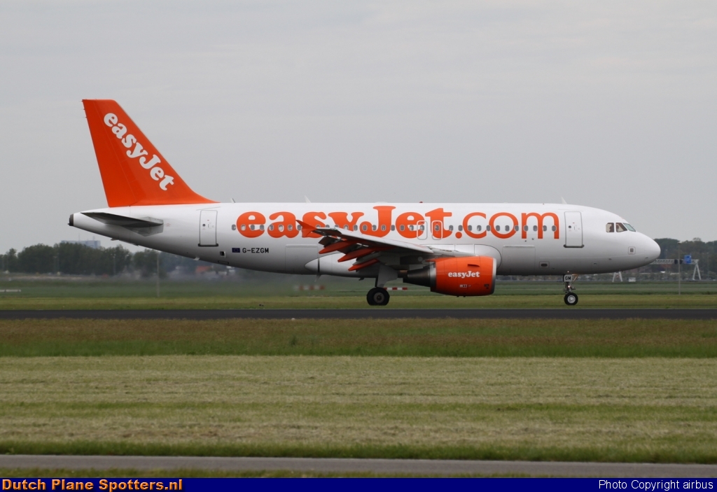 G-EZGM Airbus A319 easyJet by airbus