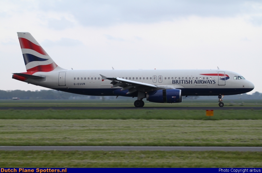 G-EUUN Airbus A320 British Airways by airbus