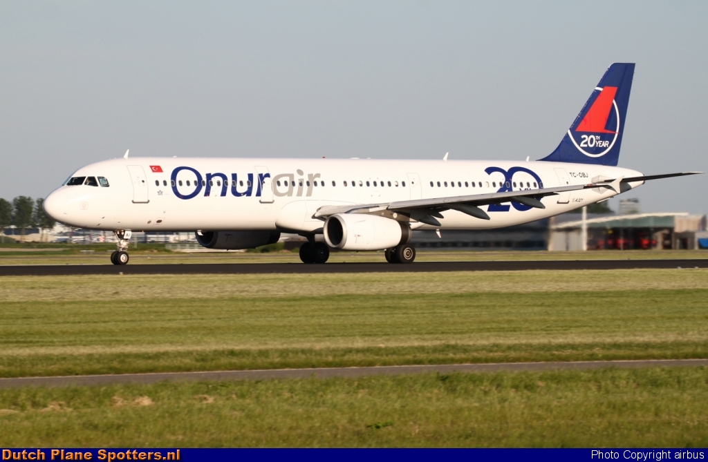 TC-OBJ Airbus A321 Onur Air by airbus