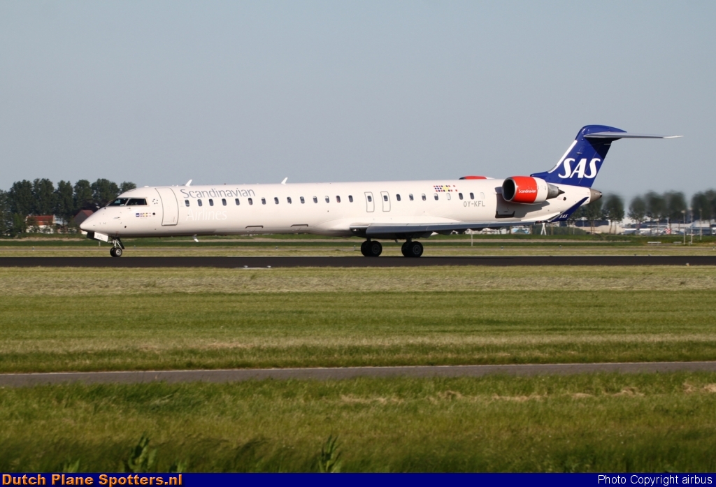 OY-KFL Bombardier Canadair CRJ900 SAS Scandinavian Airlines by airbus